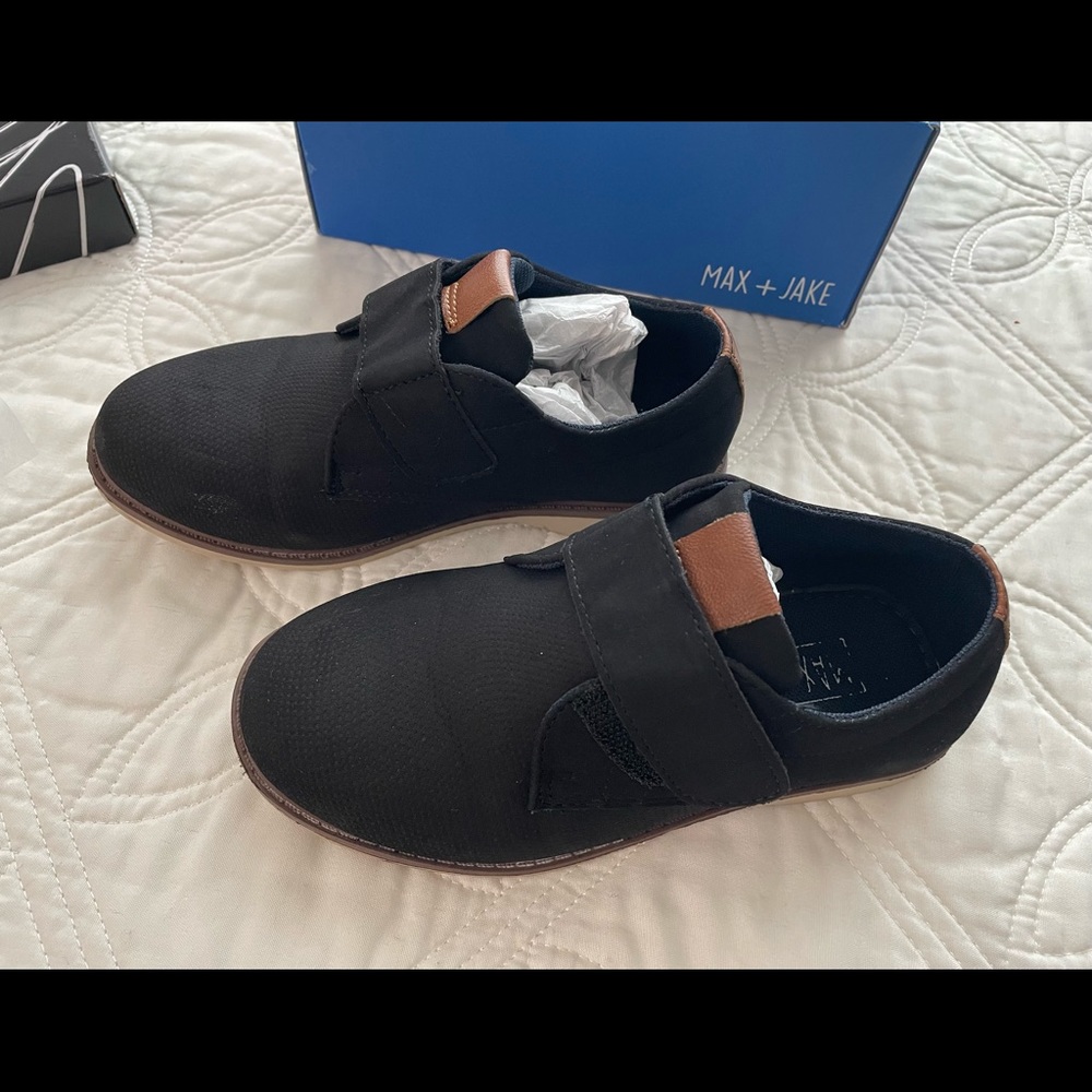 Toddler boy dress black shoes wore just 1 time
